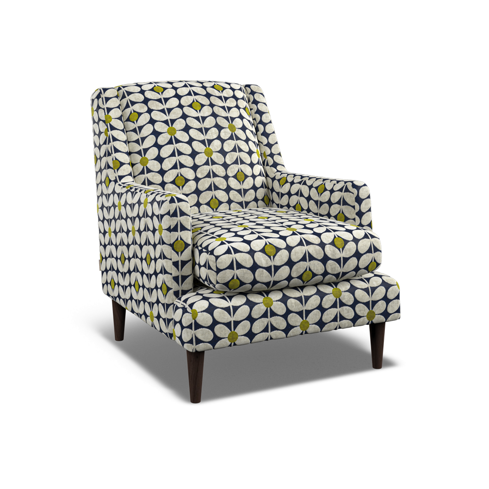 Orla Kiely Spiddal Patterned Fabric Armchair Andersons of Inverurie