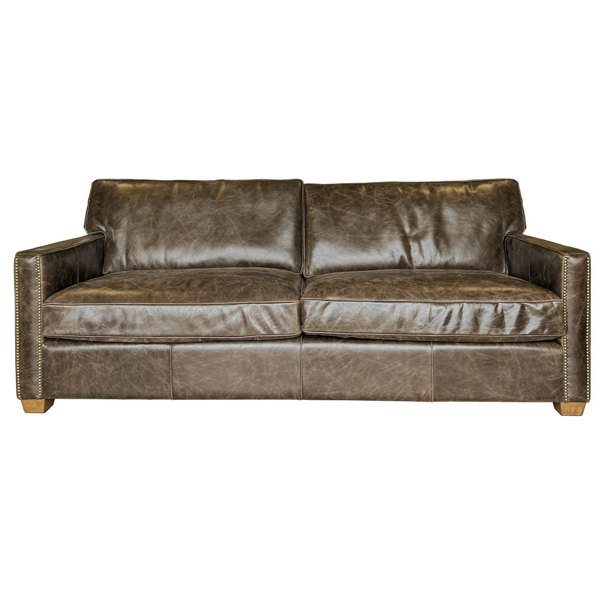 Cedar Leather 3 Seater Sofa Andersons of Inverurie