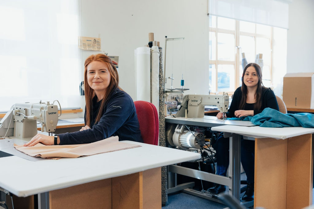 Meet the team: Fern & Amber from our sewing room