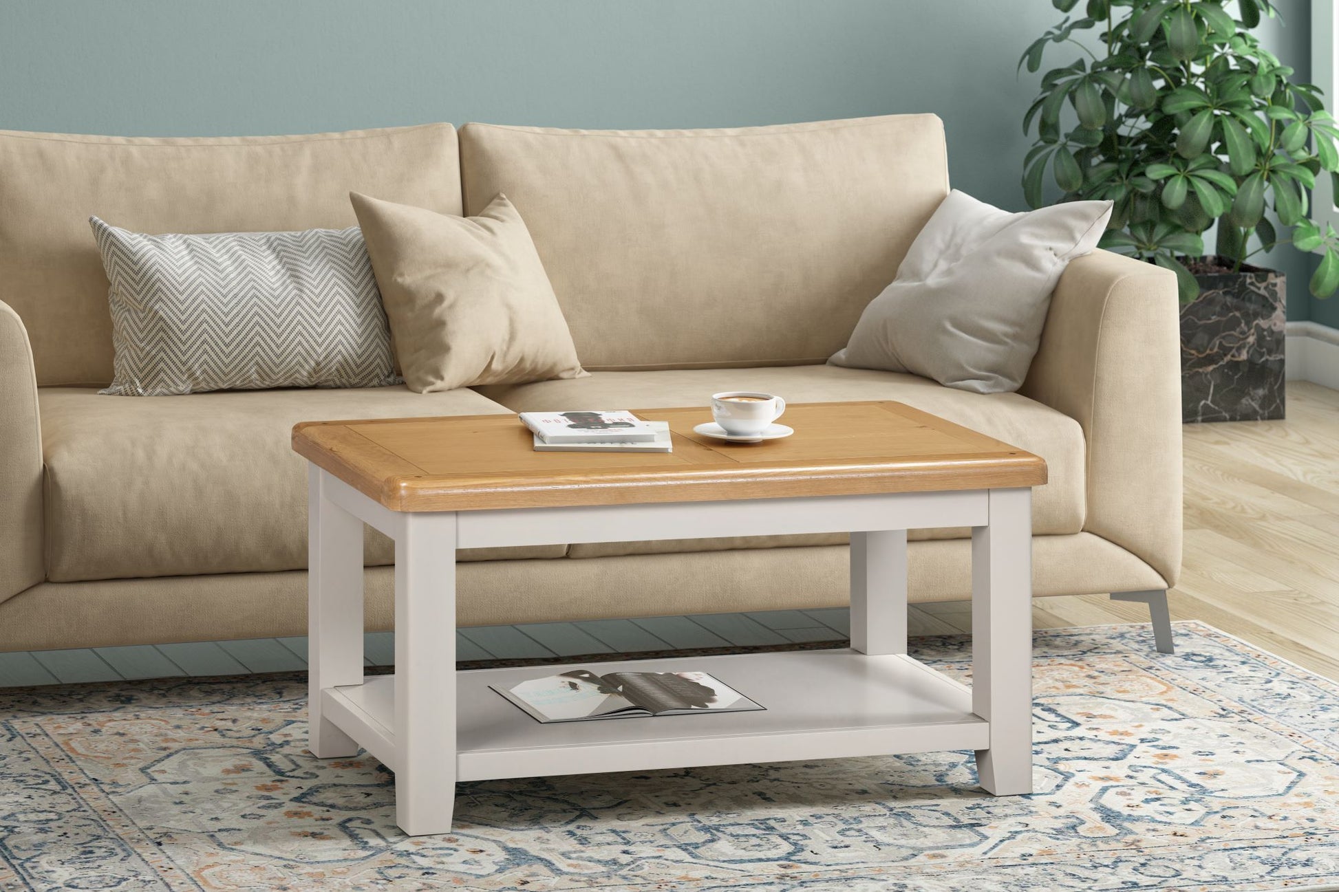 Keswick Coffee Table with Shelf – Andersons of Inverurie
