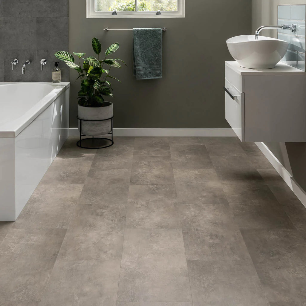 grey bathroom amtico flooring aberdeenshire