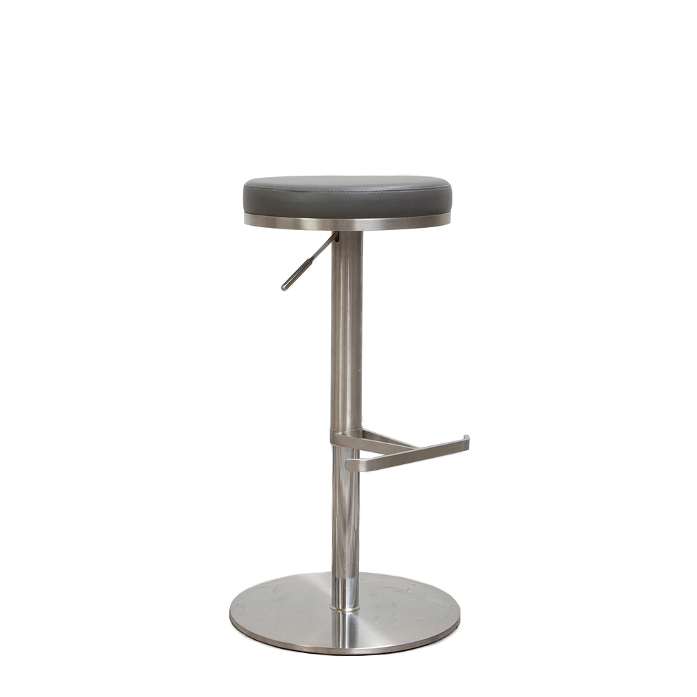 Biarritz Brushed Stainless Steel Bar Stool