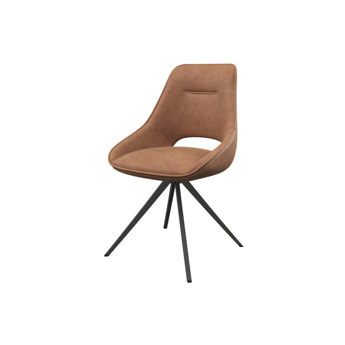 Cerutti Leather Swivel Dining Chair Tan – Andersons of Inverurie