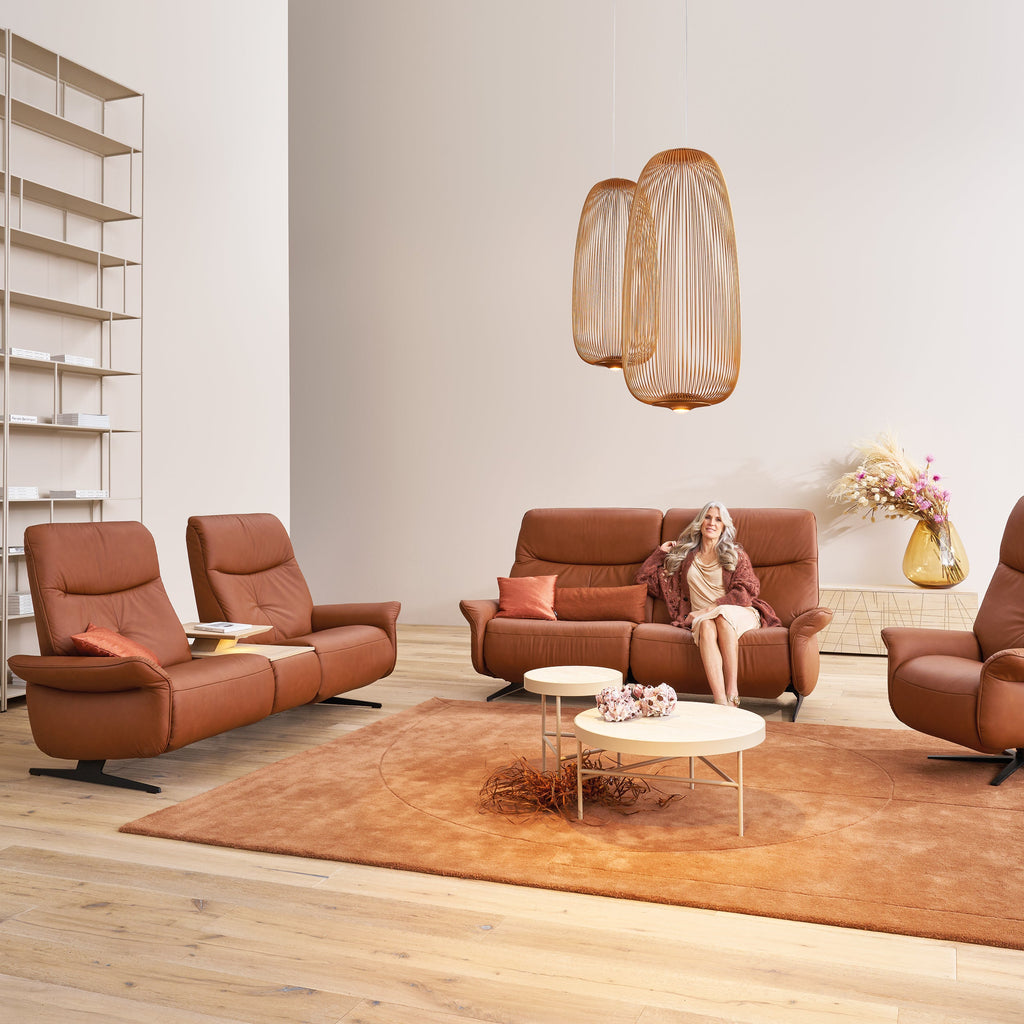 Himolla Rhine Fixed 2.5 Seater Leather Sofa – Andersons of Inverurie
