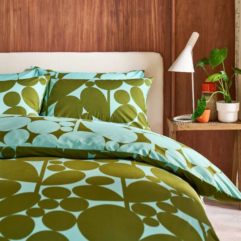 Orla Kiely Bubble Flower Aqua Seagrass Bedding – Andersons of Inverurie
