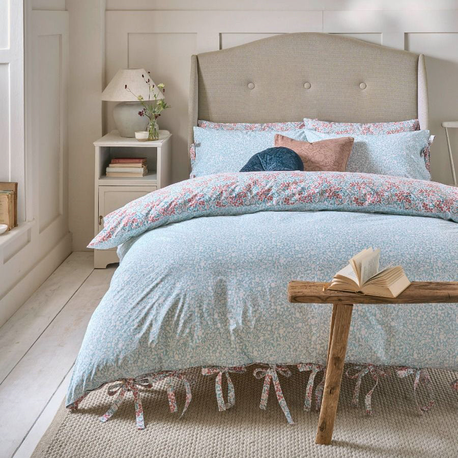 William Morris at Home Clover Powder Blue & Madder Bedding – Andersons ...