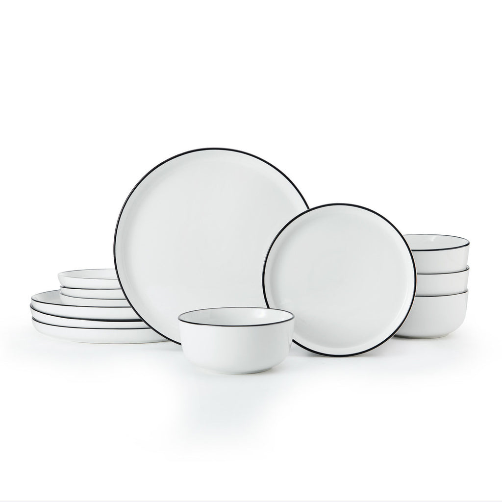 Mikasa Limestone Porcelain 12-Piece Dinner Set – Andersons of