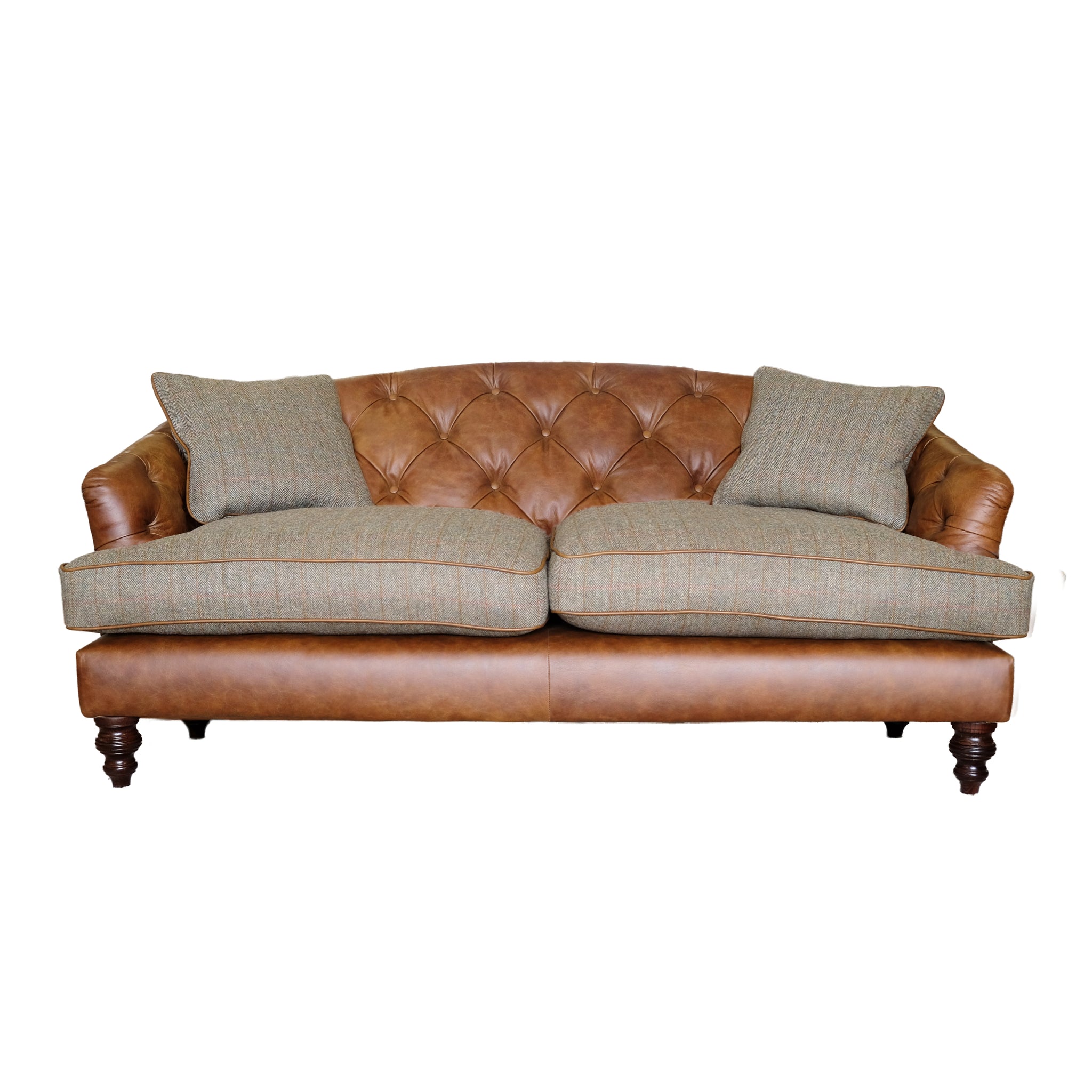 Tetrad Dalmore Petit Fabric/Leather Sofa - Main Image